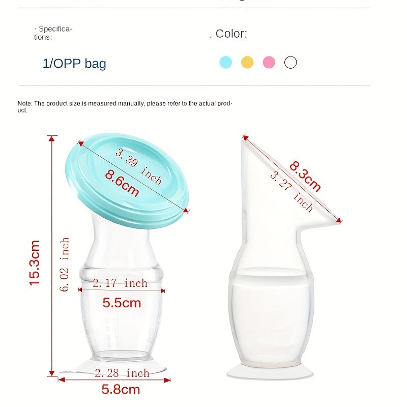 Non Electric Hands-Free Breast Pump with Portable Suction Cup