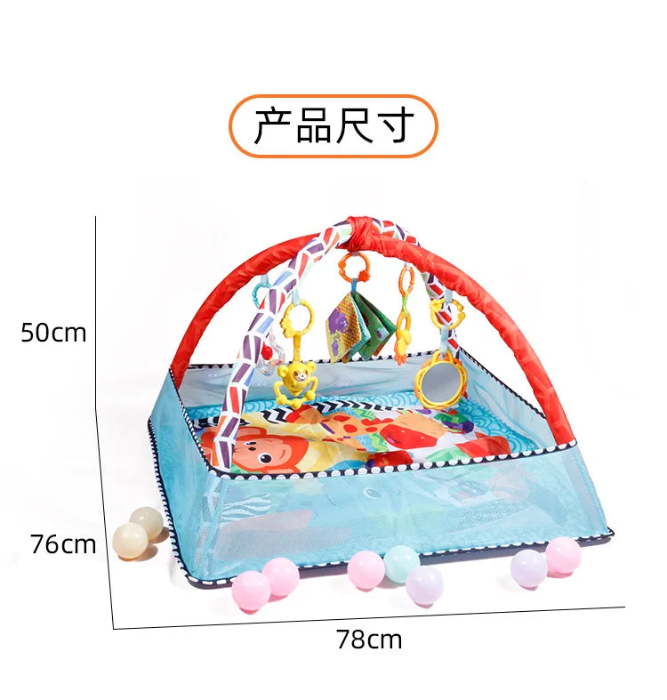 Baby Fitness Frame Crawling Game Blanket Multifunctional Educational Mats Fence Crawling Blanket Infant Rug Enlightenment Toys