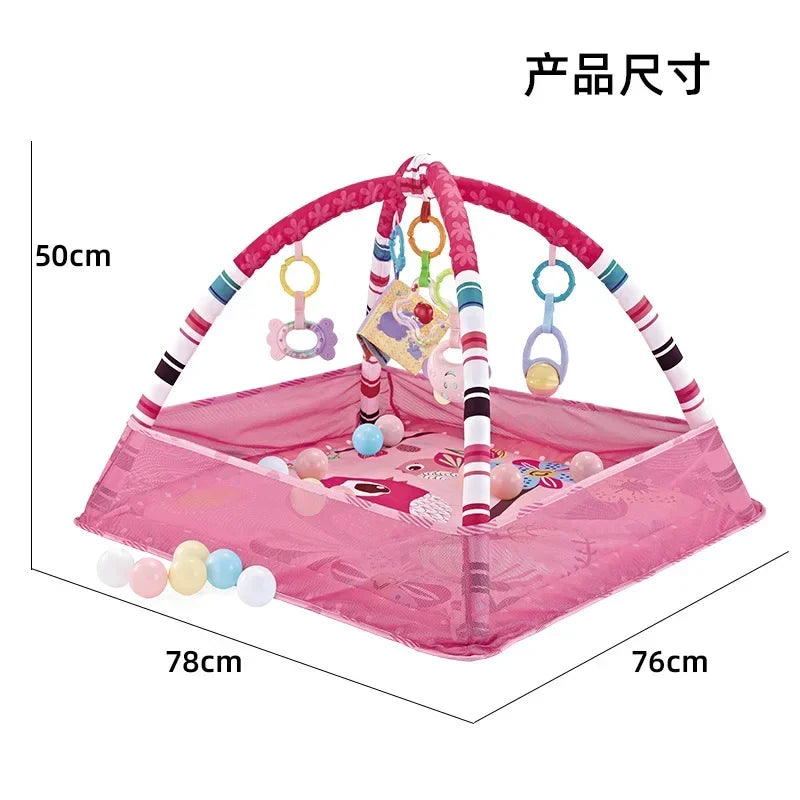 Baby Fitness Frame Crawling Game Blanket Multifunctional Educational Mats Fence Crawling Blanket Infant Rug Enlightenment Toys