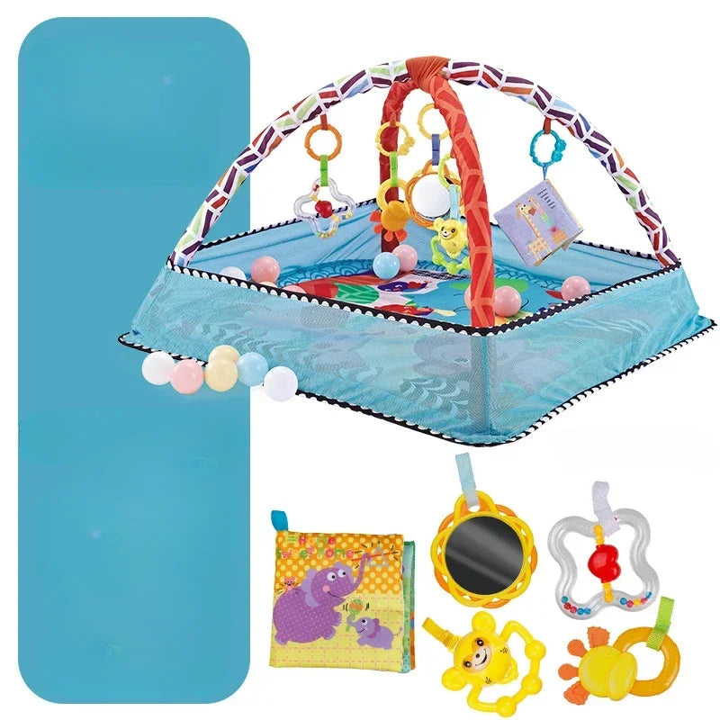 Baby Fitness Frame Crawling Game Blanket Multifunctional Educational Mats Fence Crawling Blanket Infant Rug Enlightenment Toys