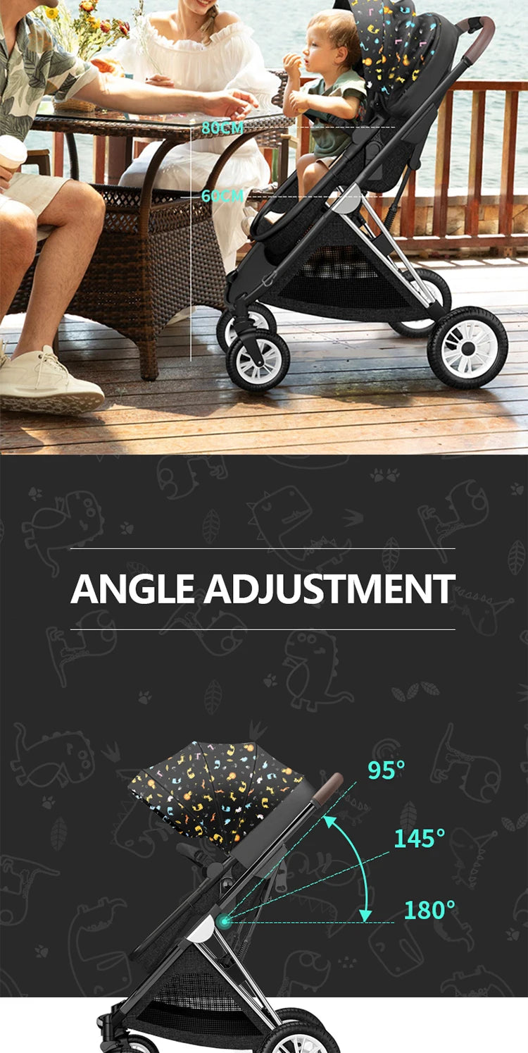 Best Quality Baby Stroller Pram 3 In 1 China Factory Baby Trolley With Carseat