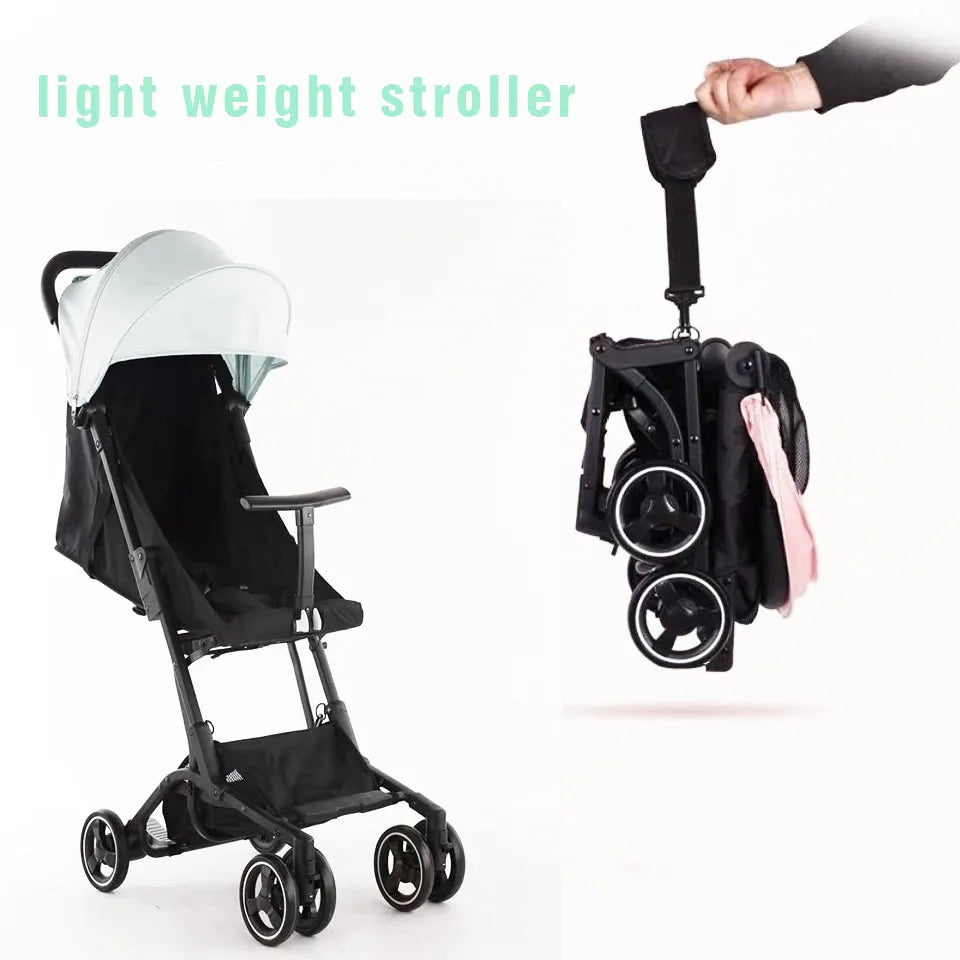 Light Weight  Mother Baby Trolly Stroller Travel Kids Carriage