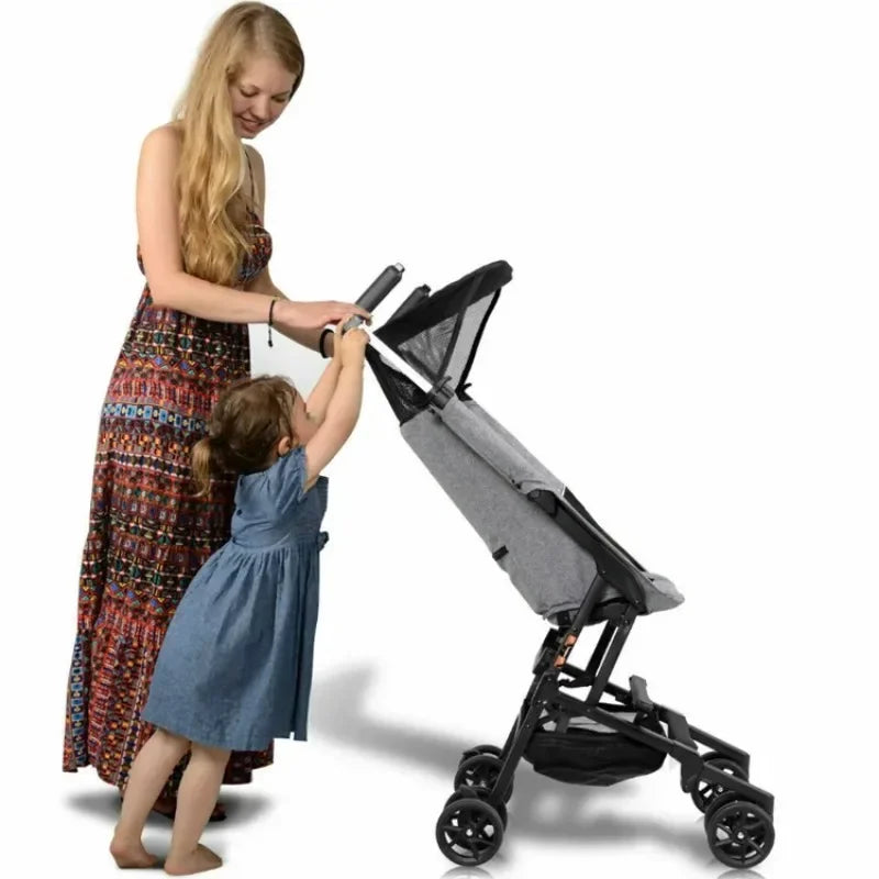 Portable Pocket Compact Lightweight Stroller Easy Handling Folding Travel carrier Travel Pram