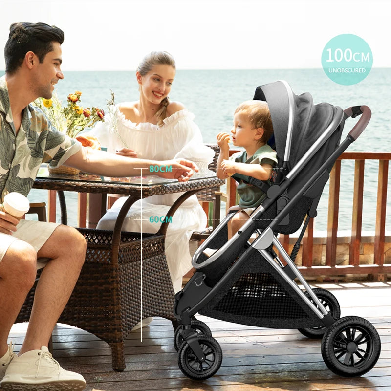 Best Quality Baby Stroller Pram 3 In 1 China Factory Baby Trolley With Carseat