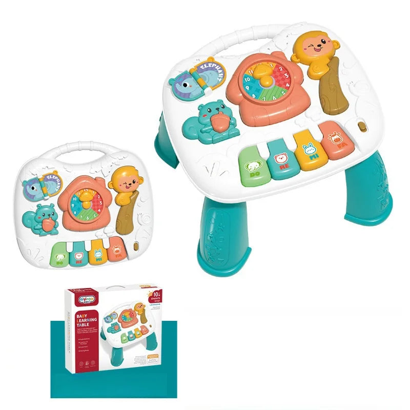 Baby Toddler Activity Table Electronic Organ Musical Table For Kids