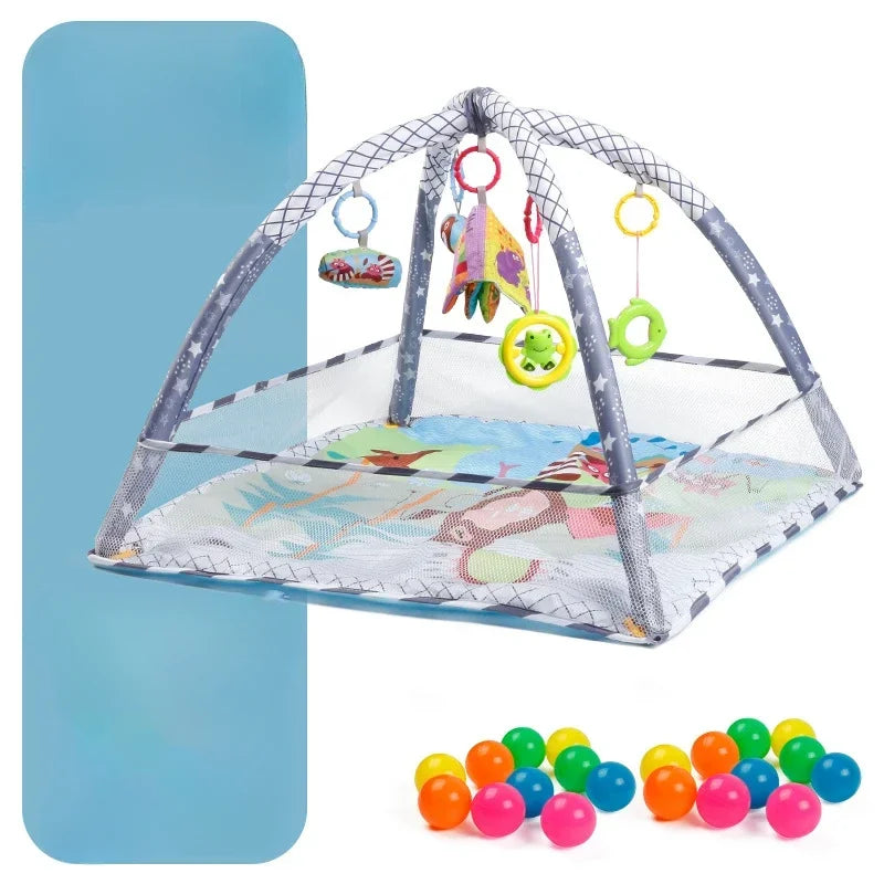 Baby Fitness Frame Crawling Game Blanket Multifunctional Educational Mats Fence Crawling Blanket Infant Rug Enlightenment Toys