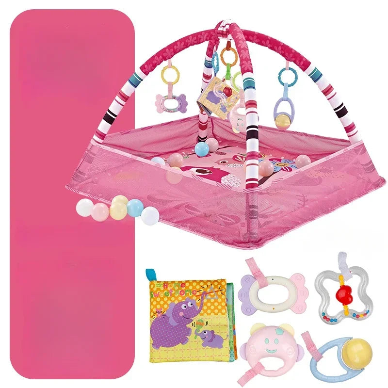 Baby Fitness Frame Crawling Game Blanket Multifunctional Educational Mats Fence Crawling Blanket Infant Rug Enlightenment Toys