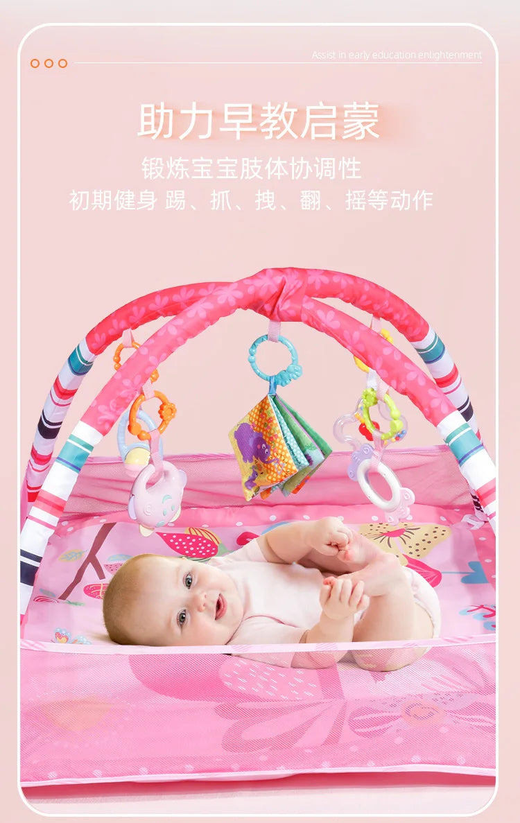 Baby Fitness Frame Crawling Game Blanket Multifunctional Educational Mats Fence Crawling Blanket Infant Rug Enlightenment Toys