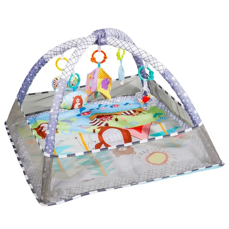 Baby Fitness Frame Crawling Game Blanket Multifunctional Educational Mats Fence Crawling Blanket Infant Rug Enlightenment Toys