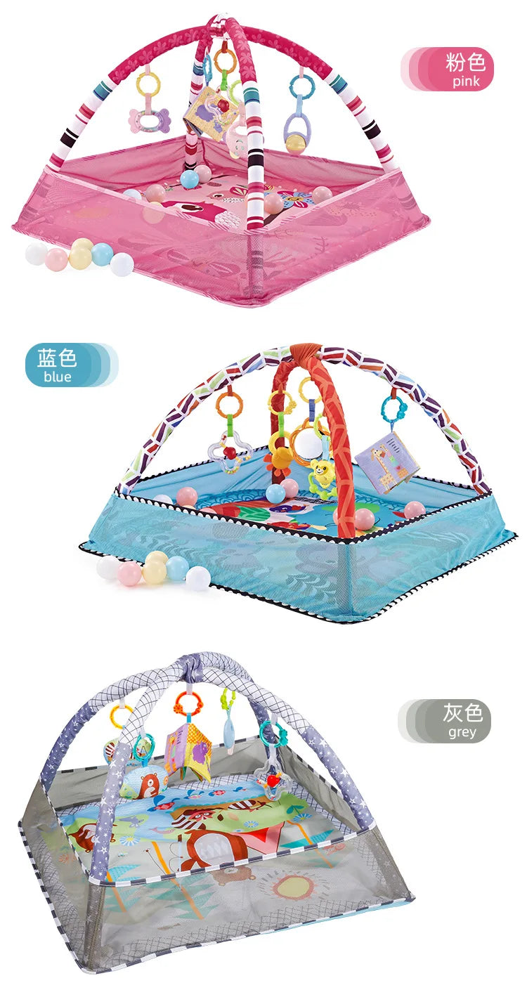 Baby Fitness Frame Crawling Game Blanket Multifunctional Educational Mats Fence Crawling Blanket Infant Rug Enlightenment Toys