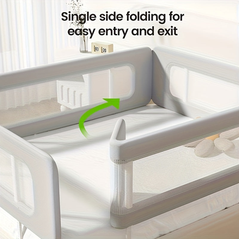 MAYAPHILOS Baby Bed Rail Guard, Foldable Portable Safety Barrier for Home and Travel Use, Fits in most Bed Types